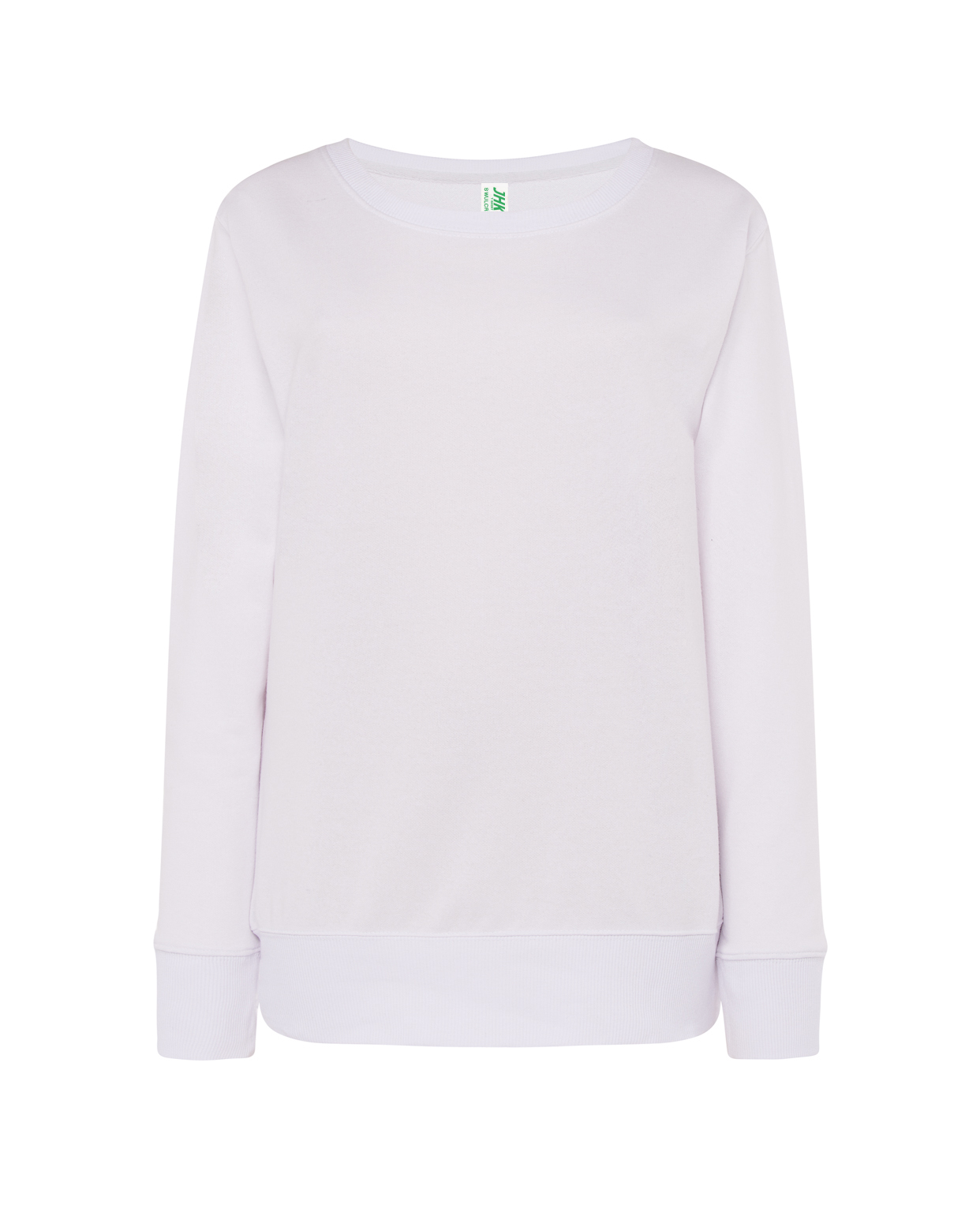 Lady Crew Neck Sweatshirt White