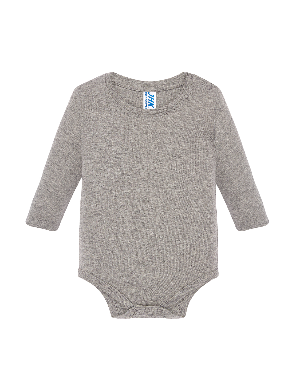 LS Baby Unisex Body  Grey Melange