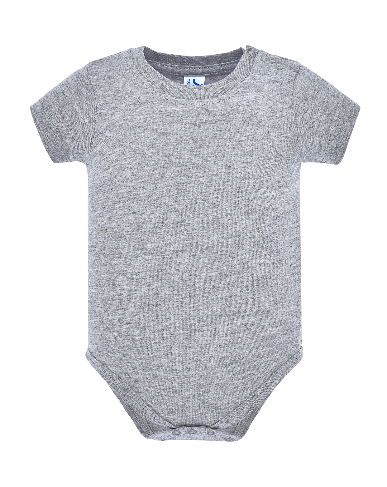 Single Jersey Unisex Baby Body  Grey Melange