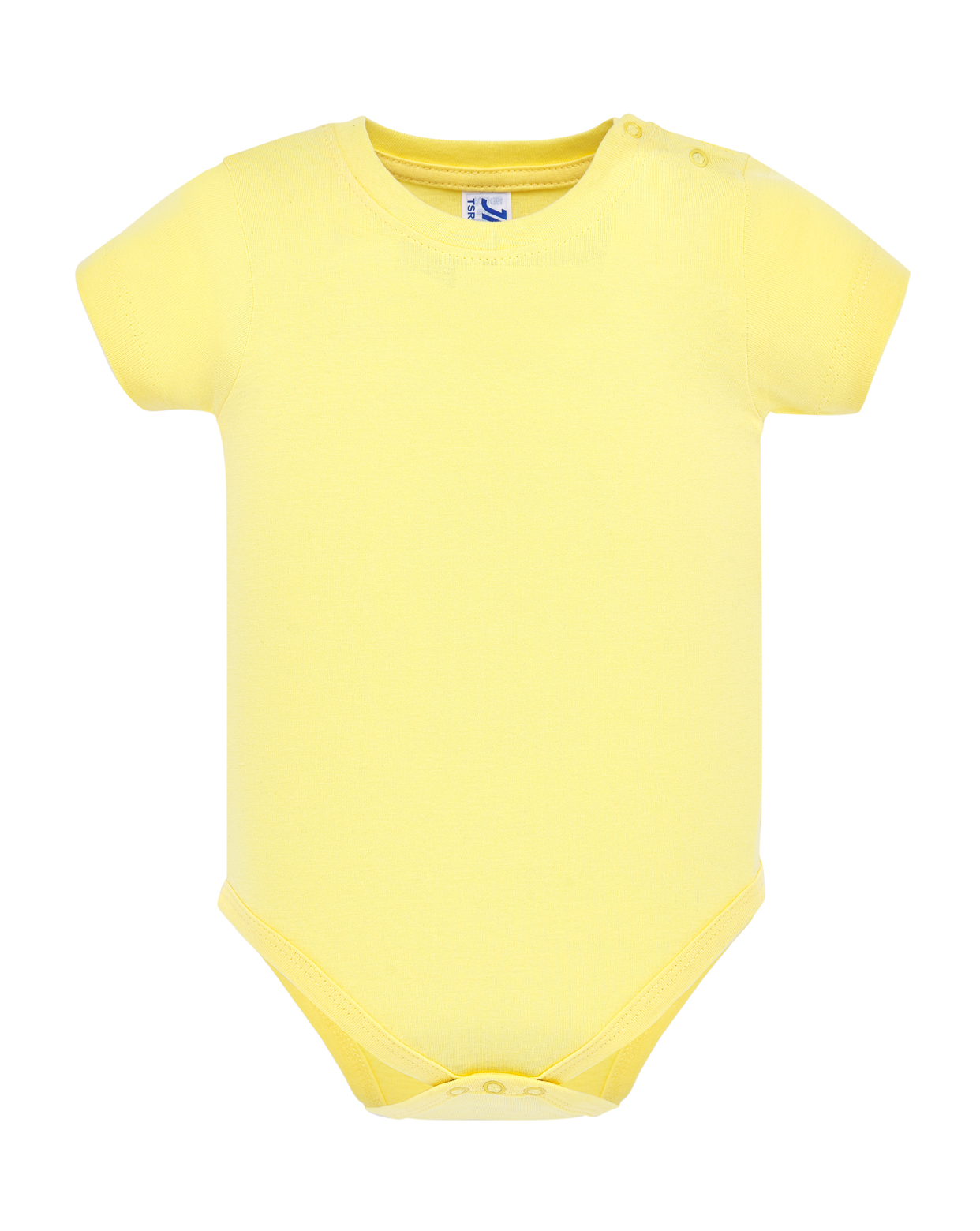 Single Jersey Unisex Baby Body  Light Yellow