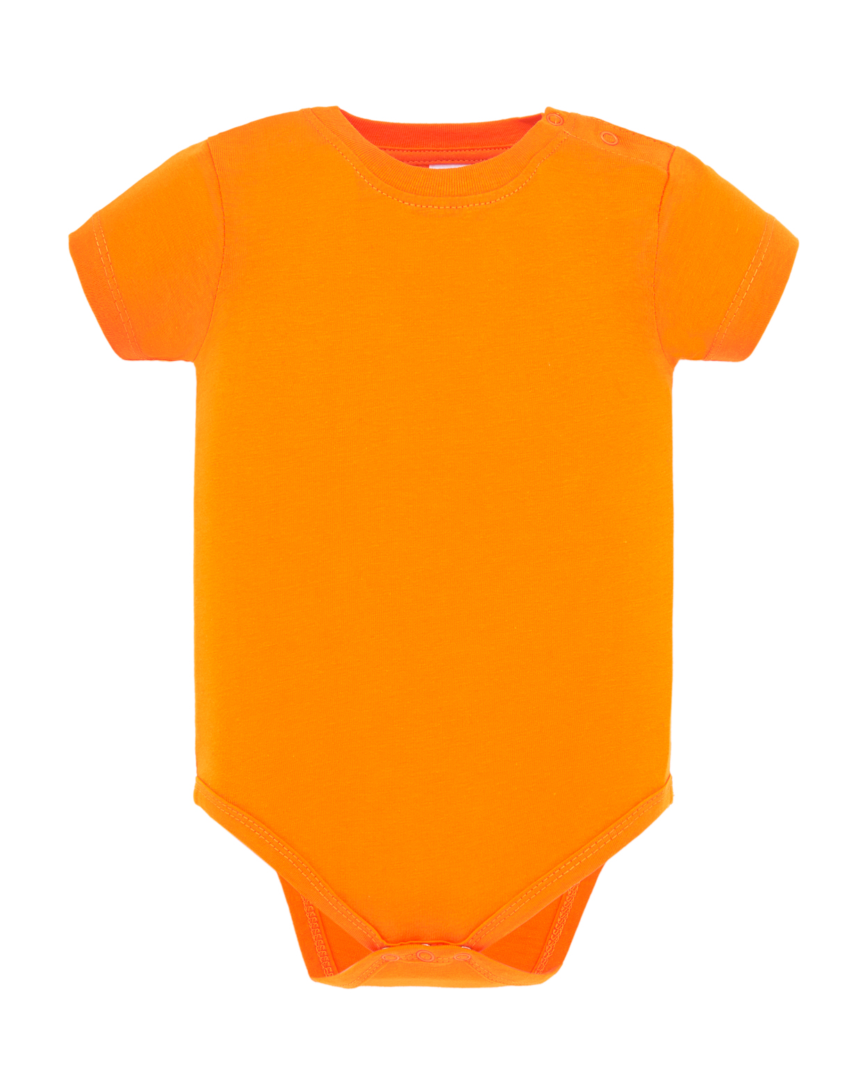 Single Jersey Unisex Baby Body  Orange