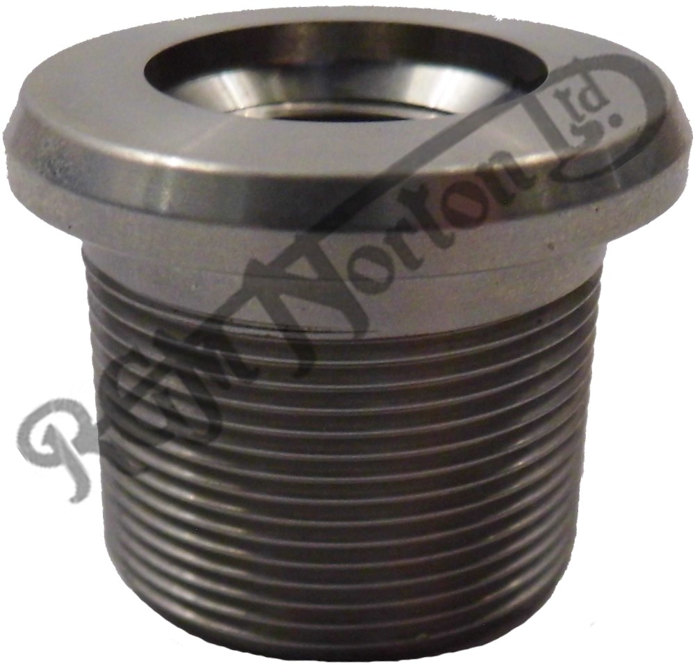 SPECIAL COMMANDO FORK STANCHION TOP NUT, STAINLESS