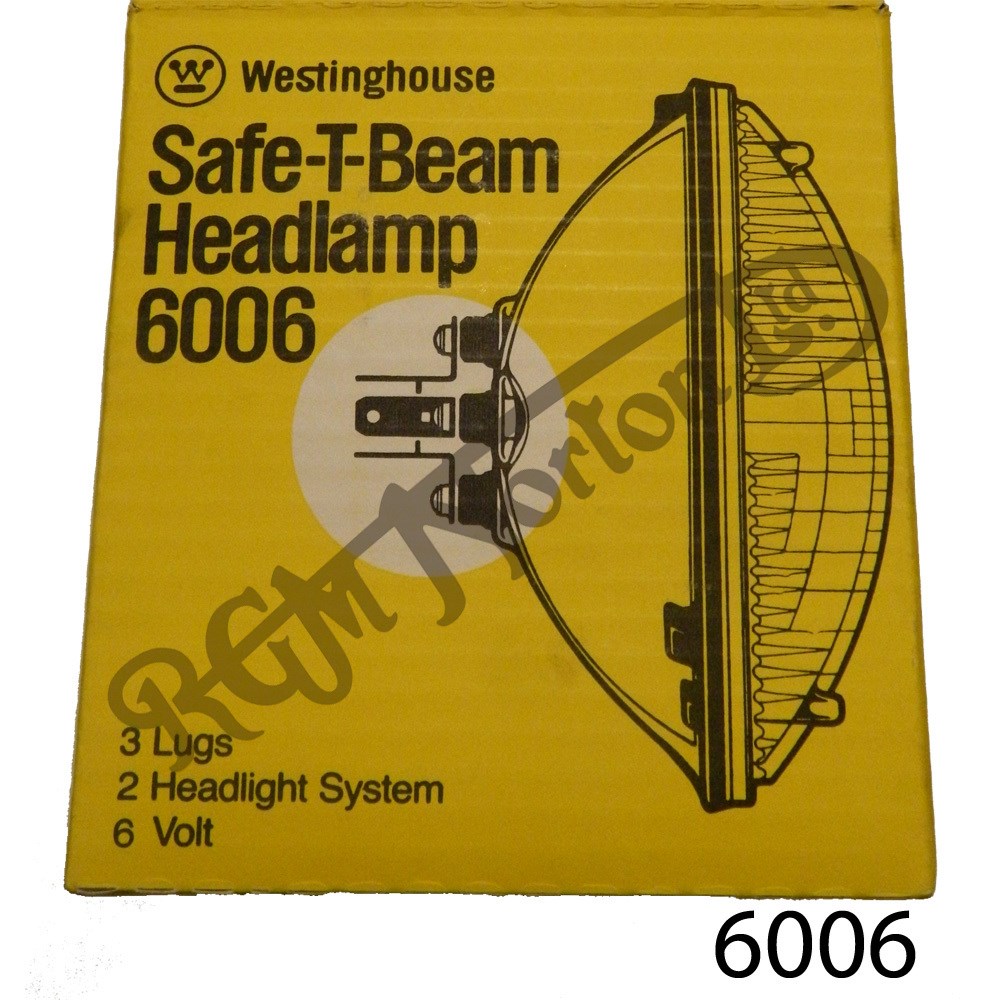 7" PHILIPS 6006 SEALED BEAM UNIT, 6V