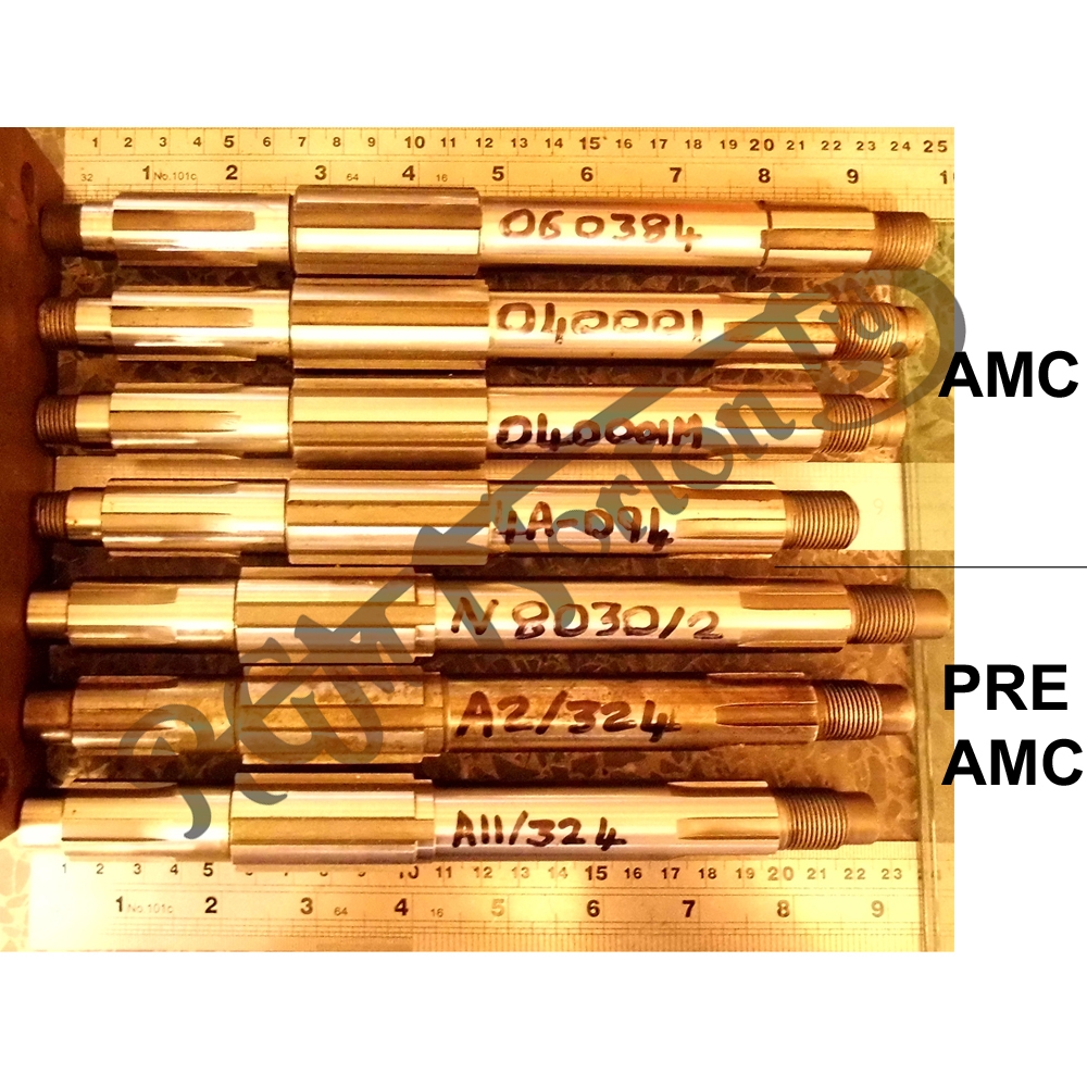 MAINSHAFT PRE COMMANDO AMC GEARBOX, 9 1/4" LONG