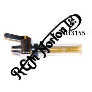 1/4" B.S.P. ON PETROL TAP LEVER OPERATED, WITHOUT PLATE