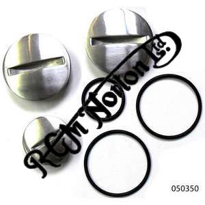 SET OF PRIMARY CHAINCASE INSPECTION PLUGS & O RINGS FOR COMMANDO PRE MK3 E/S