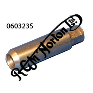 REAR WHEEL SPROCKET SLEEVE NUT, LATE UNF (LOOKS COARSE), STAINLESS STEEL