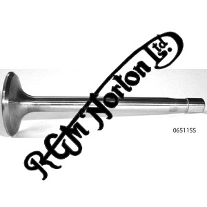 EXHAUST VALVE, COMMANDO, SHORT FOR RECESSED VALVE SEATS  (1)