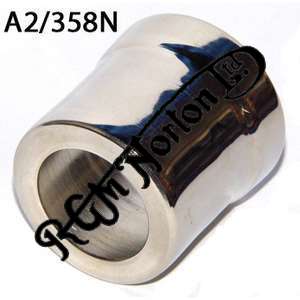 KICKSTART SPRING COVER, EARLY, 1 5/8" OVERALL LENGTH, NICKLE PLATED