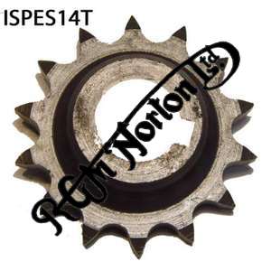 ENGINE SPROCKET, SINGLES, 14 TEETH, TOOTH POSITION IN