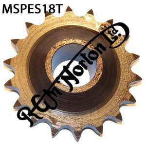 ENGINE SPROCKET, SINGLES, 18 TEETH, TOOTH POSITION MIDDLE