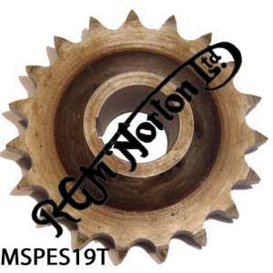 ENGINE SPROCKET, SINGLES, 19 TEETH, TOOTH POSITION MIDDLE