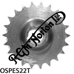 ENGINE SPROCKET, SINGLES, 22 TEETH, TOOTH POSITION OUT