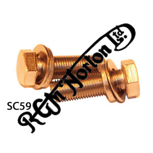 FRONT CALIPER BOLTS AND WASHERS