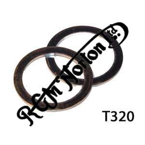 1.16 LASERED WASHER, STAINLESS, FORK STANCHION TOP NUT ETC  (PAIR)