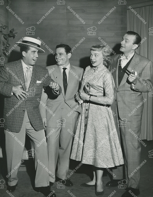 Pupi Campo, Richard Hayes, Edie Adams y Jack Paar