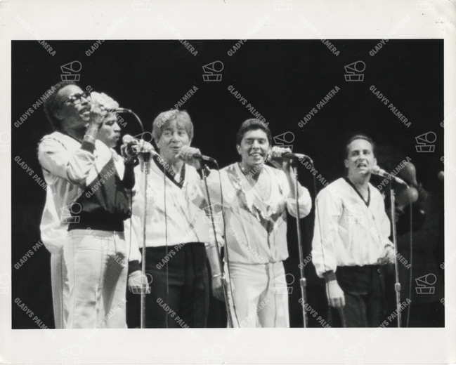 Héctor Cassanova, Johnny Pacheco, Adalberto Santiago, Cali Alemán e Ismael Quintana 