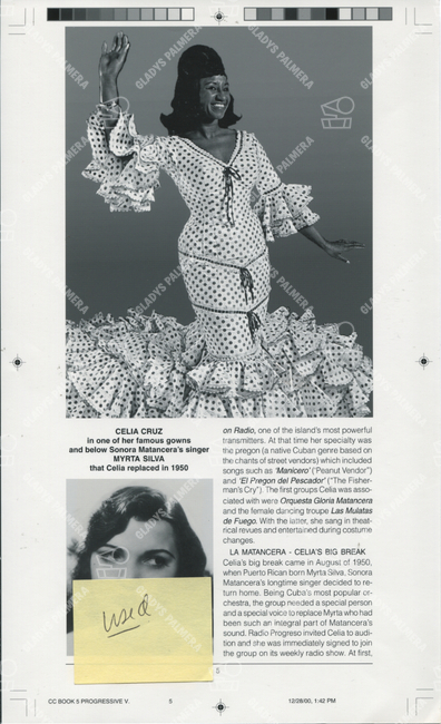 Celia Cruz, Myrta Silva 
