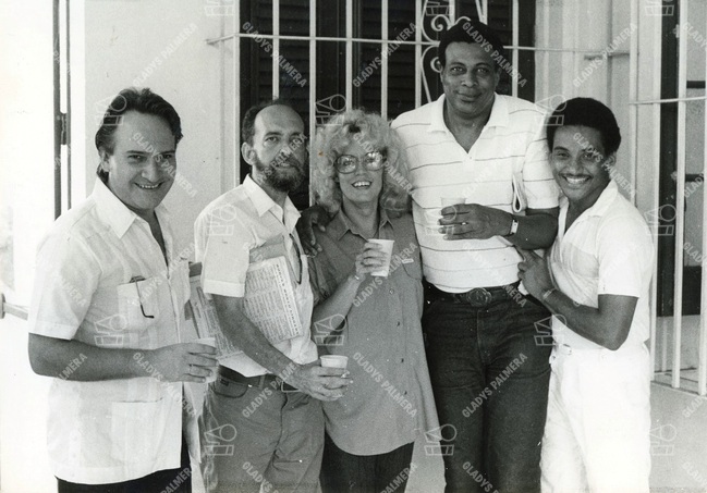 Frank Fernández, Leonardo Acosta, Mayra A. Martínez, Chucho Valdés y Gonzalo Rubalcaba 