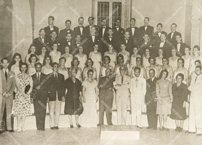 Sociedad Coral de La Habana homenajeando a Erich Kleiber 