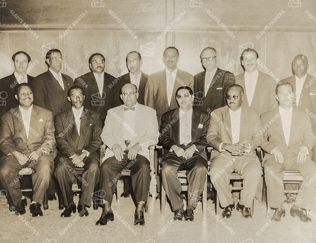 Orquesta del espectáculo de Sonja Henie con Rafael Somavilla y Generoso Jiménez 