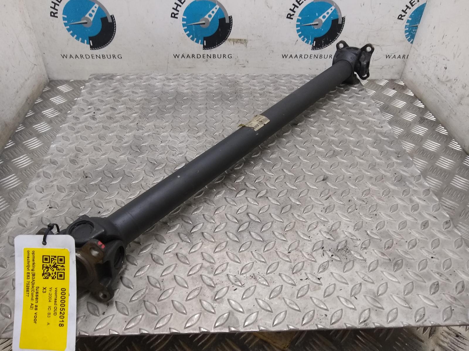 View Auto part Front/Comp Propshaft BMW X3 2004