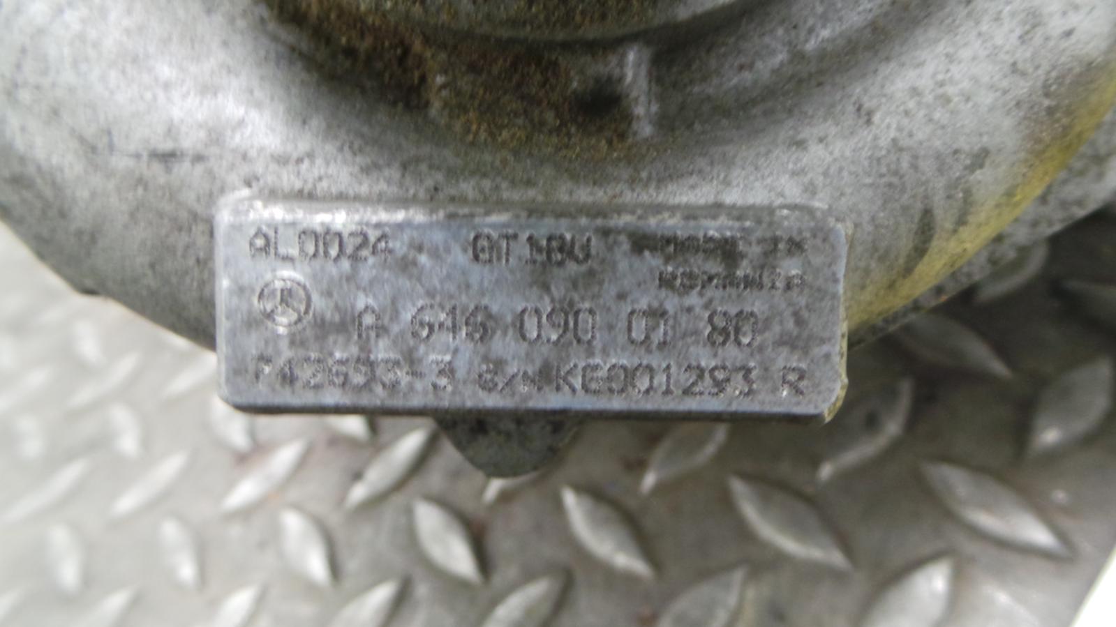 2012 MERCEDES C CLASS TURBO View Auto part TURBO MERCEDES C CLASS 2012