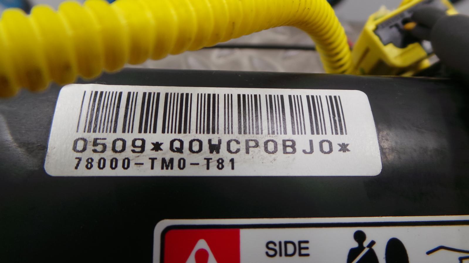 2009 HONDA INSIGHT AIRBAG RECHTS View Auto part AIRBAG RECHTS HONDA INSIGHT 2009