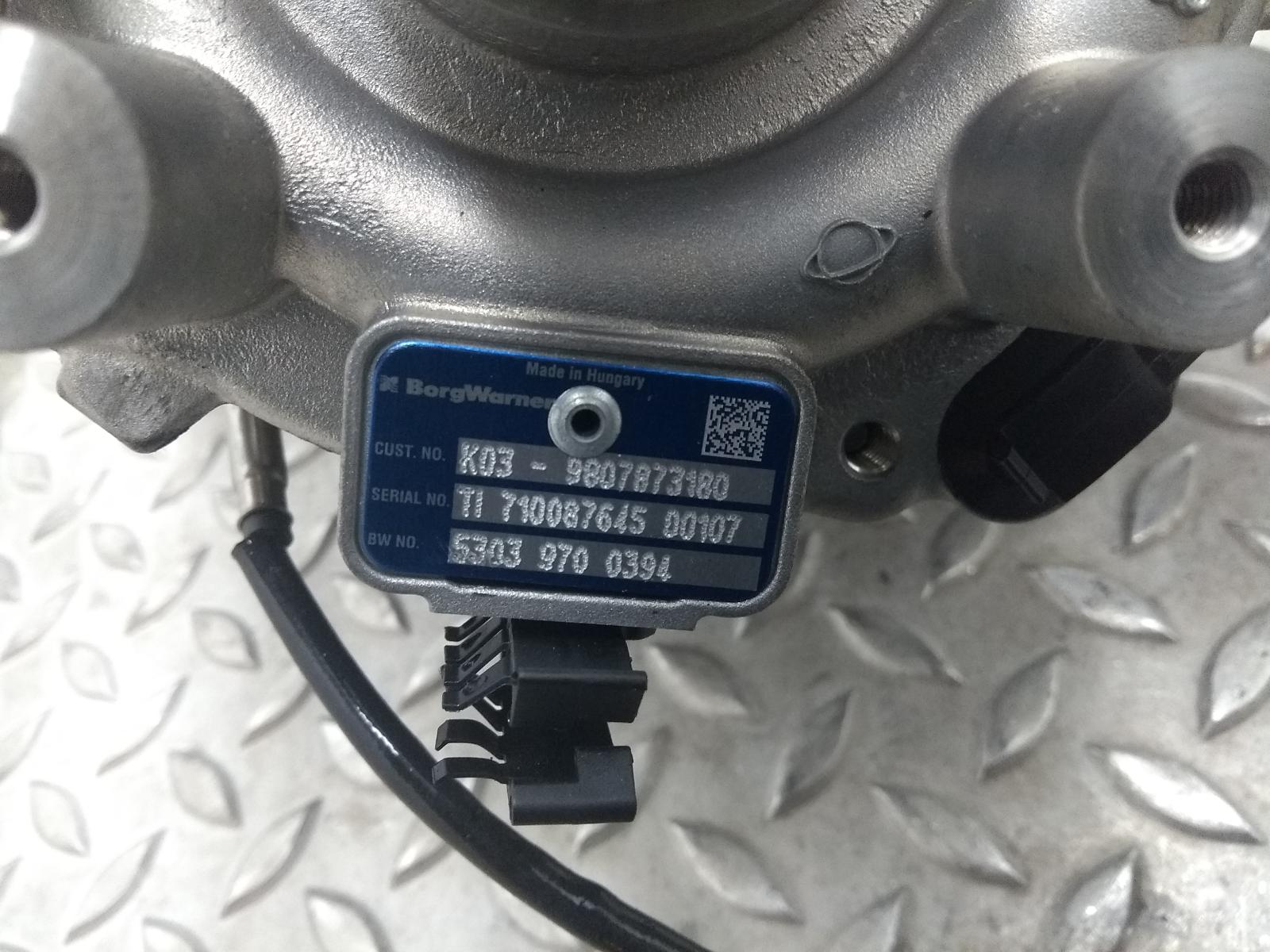 2017 FORD MONDEO TURBO View Auto part TURBO FORD MONDEO 2017