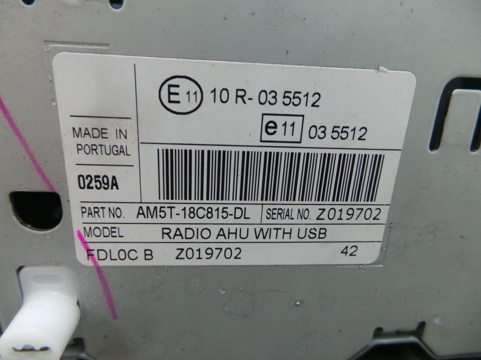2014 FORD FIESTA RADIO View Auto part RADIO FORD FIESTA 2014