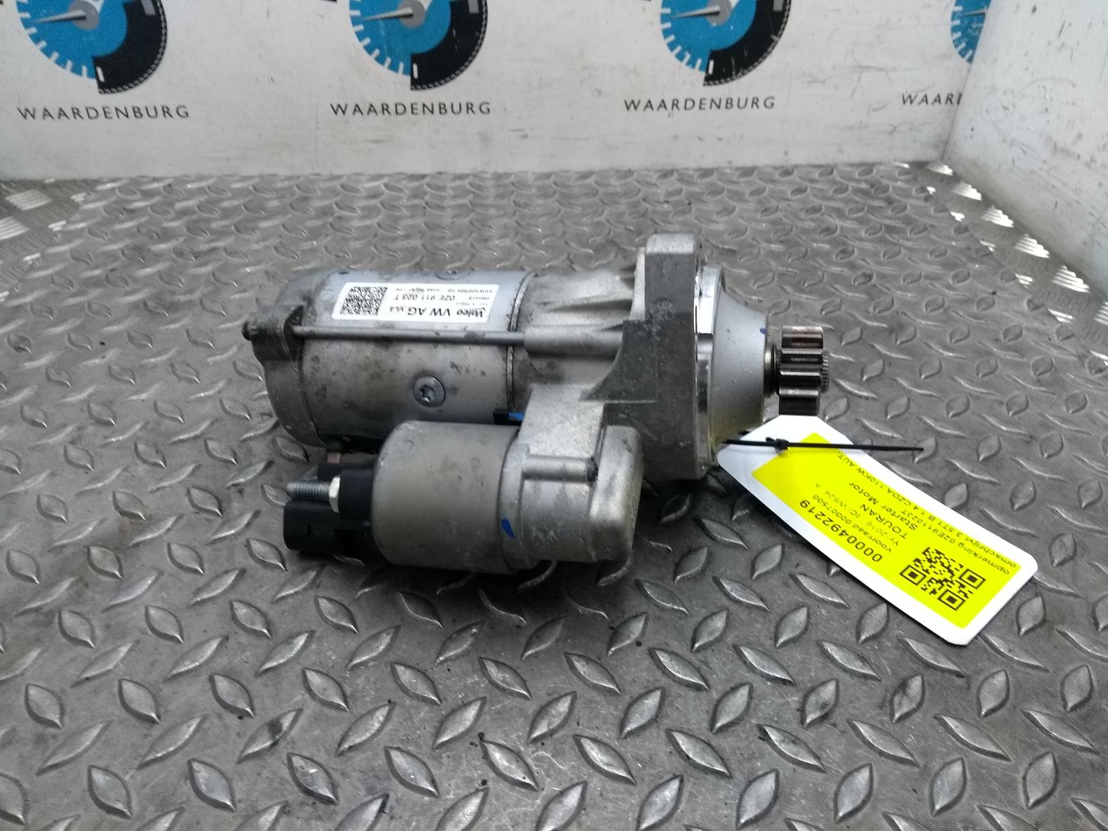 Bekijk Auto-onderdeel STARTMOTOR VOLKSWAGEN TOURAN 2016