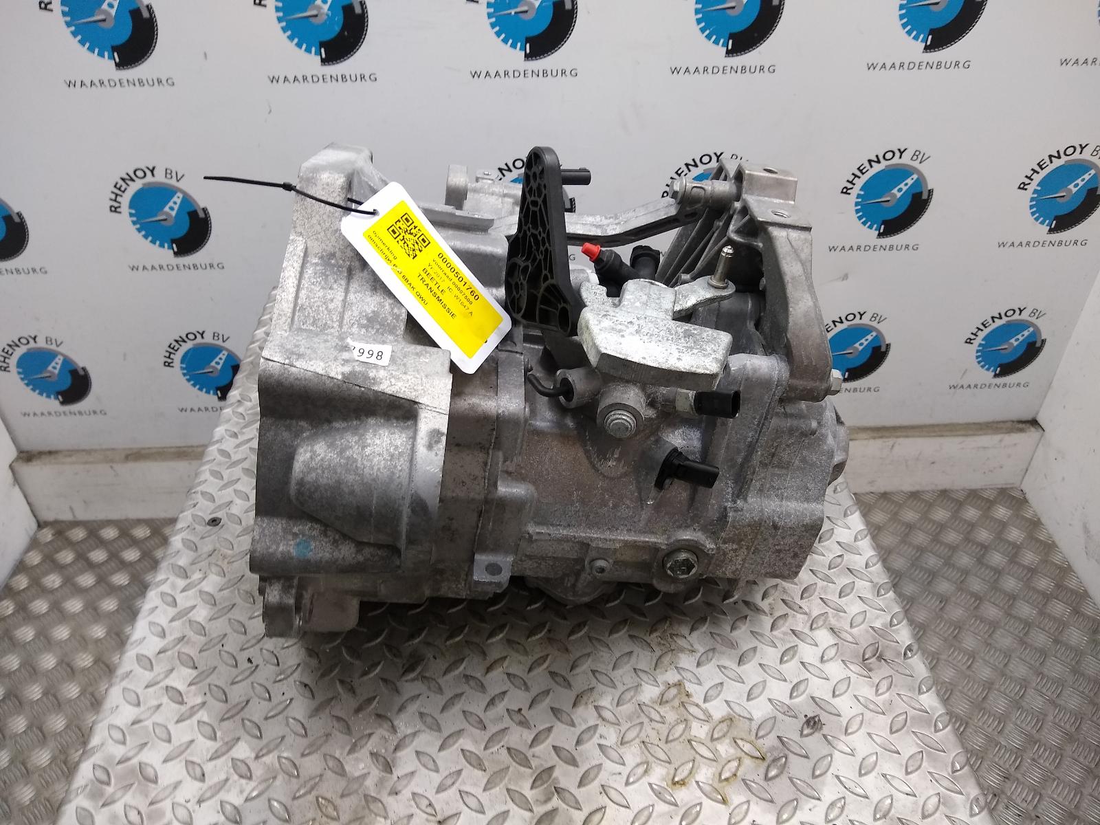 2016 VOLKSWAGEN BEETLE TRANSMISSIE / VERSNELLINGSBAK View Auto part TRANSMISSIE / VERSNELLINGSBAK VOLKSWAGEN BEETLE 2016