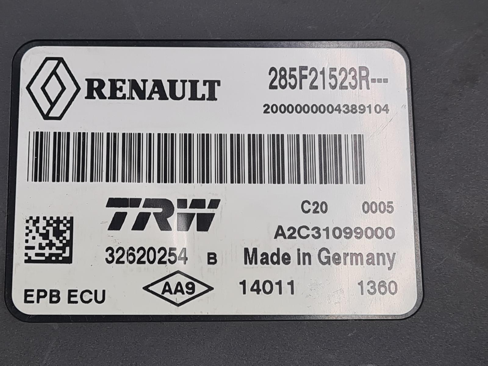 2012 RENAULT SCENIC OVERIGE View Auto part OVERIGE RENAULT SCENIC 2012