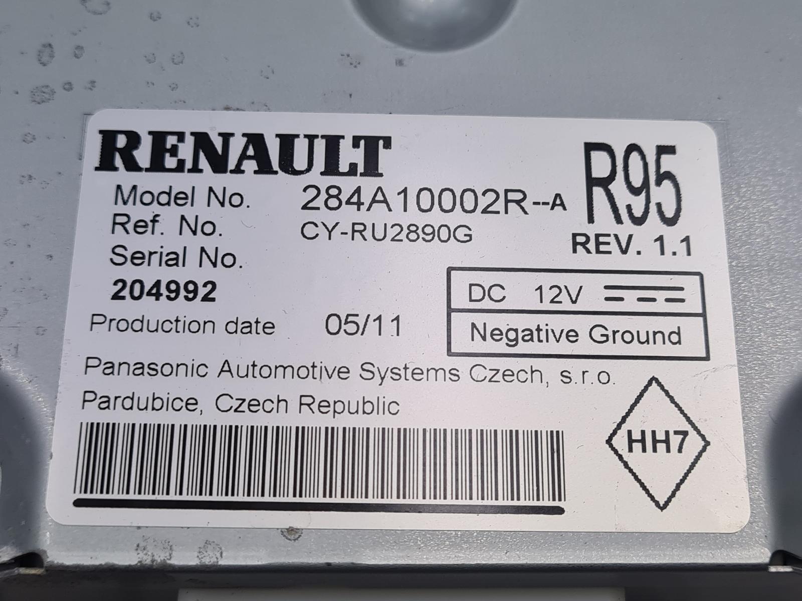 2012 RENAULT SCENIC OVERIGE View Auto part OVERIGE RENAULT SCENIC 2012