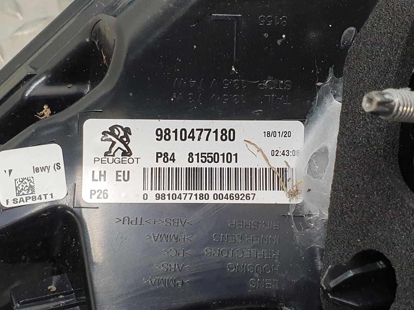 View Auto part ACHTERLICHT L PEUGEOT 3008 2020