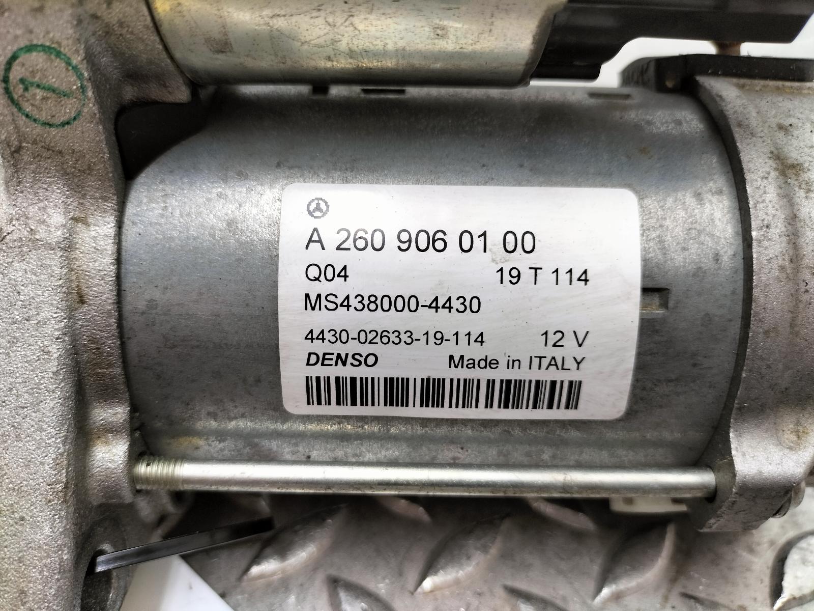 2019 MERCEDES B CLASS STARTMOTOR View Auto part STARTMOTOR MERCEDES B CLASS 2019
