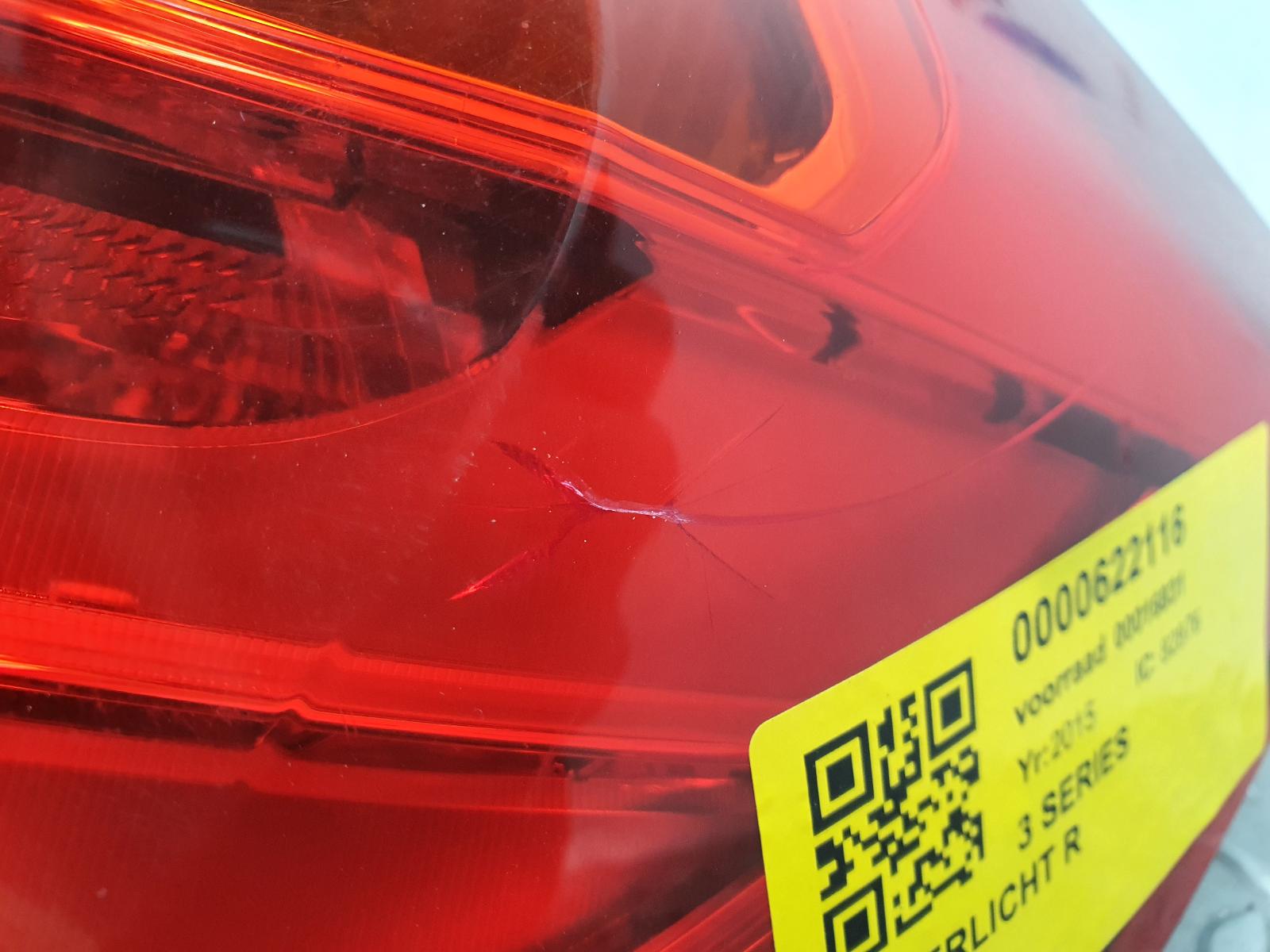 2015 BMW 3 SERIES ACHTERLICHT R View Auto part ACHTERLICHT R BMW 3 SERIES 2015