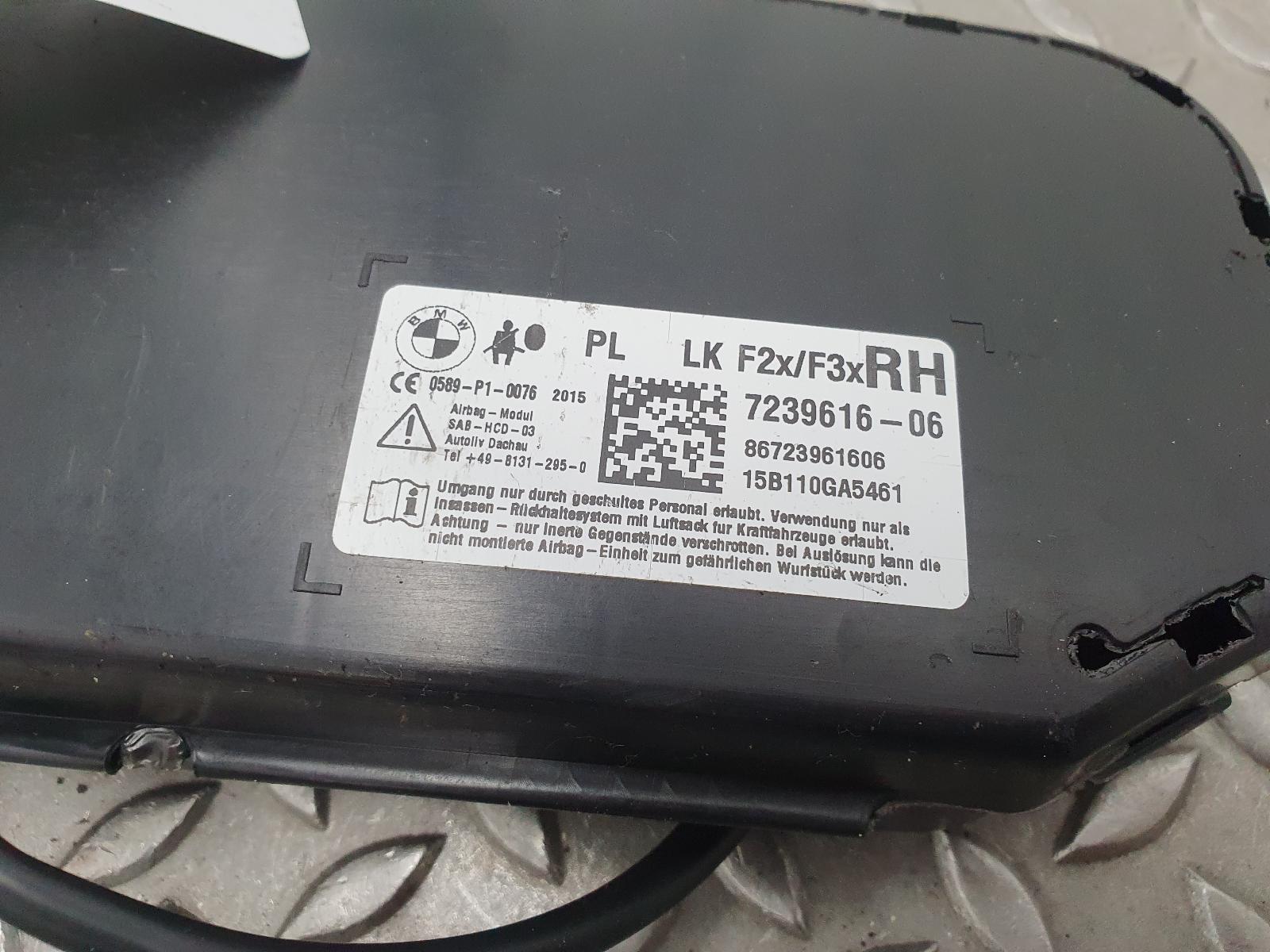 2015 BMW 3 SERIES AIRBAG RECHTS View Auto part AIRBAG RECHTS BMW 3 SERIES 2015