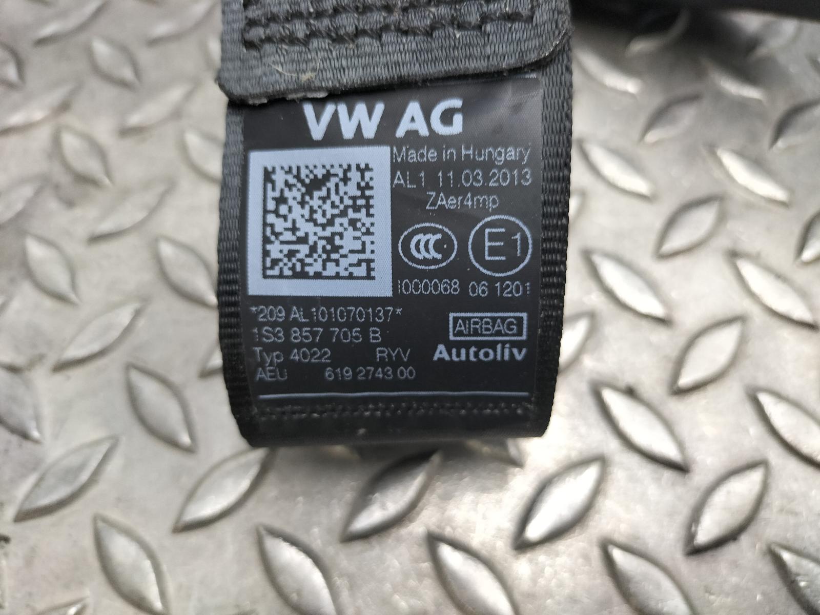 View Auto part AIRBAG SET VOLKSWAGEN UP 2013