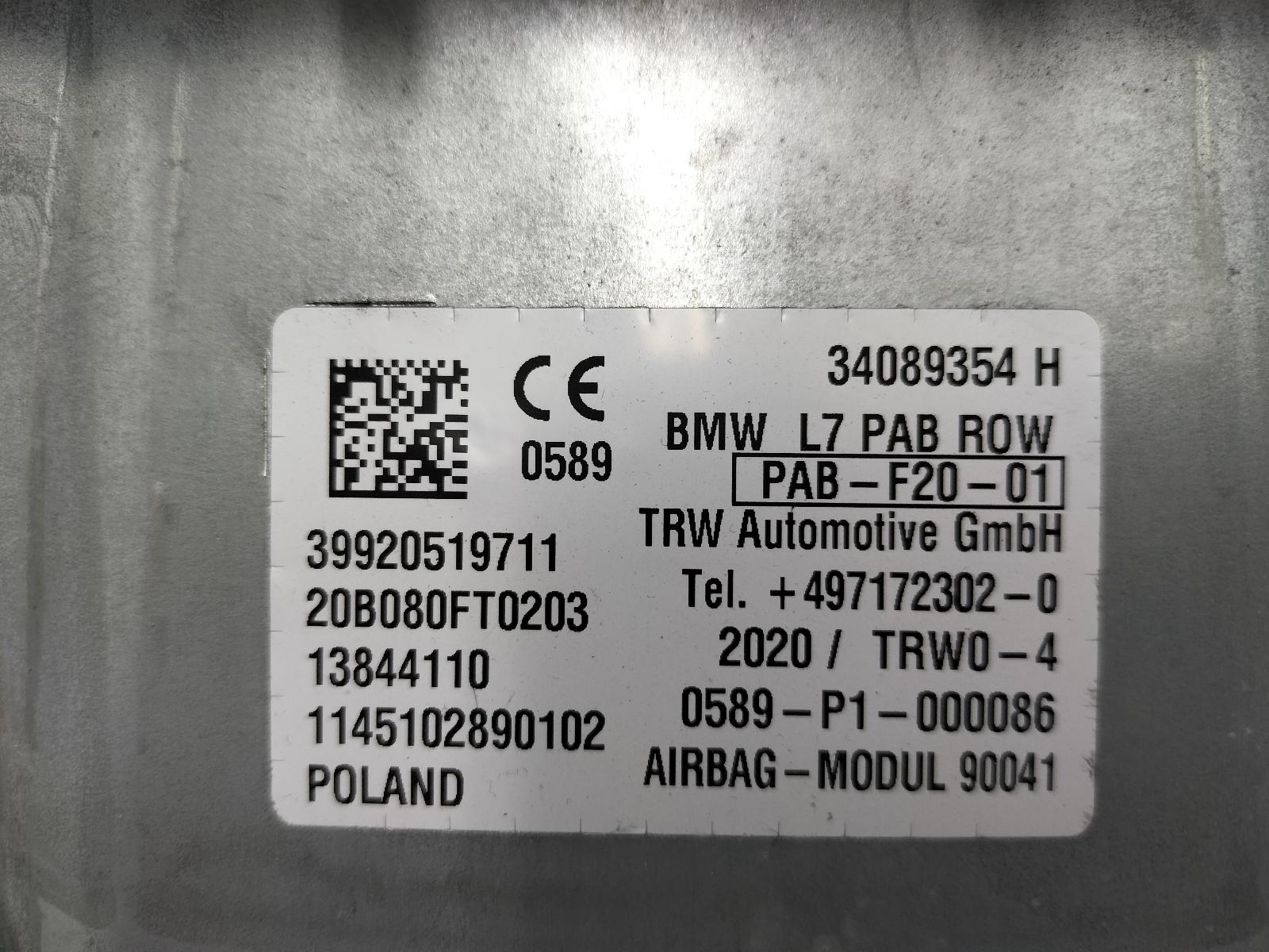 View Auto part AIRBAG RECHTS BMW 1 SERIES 2018