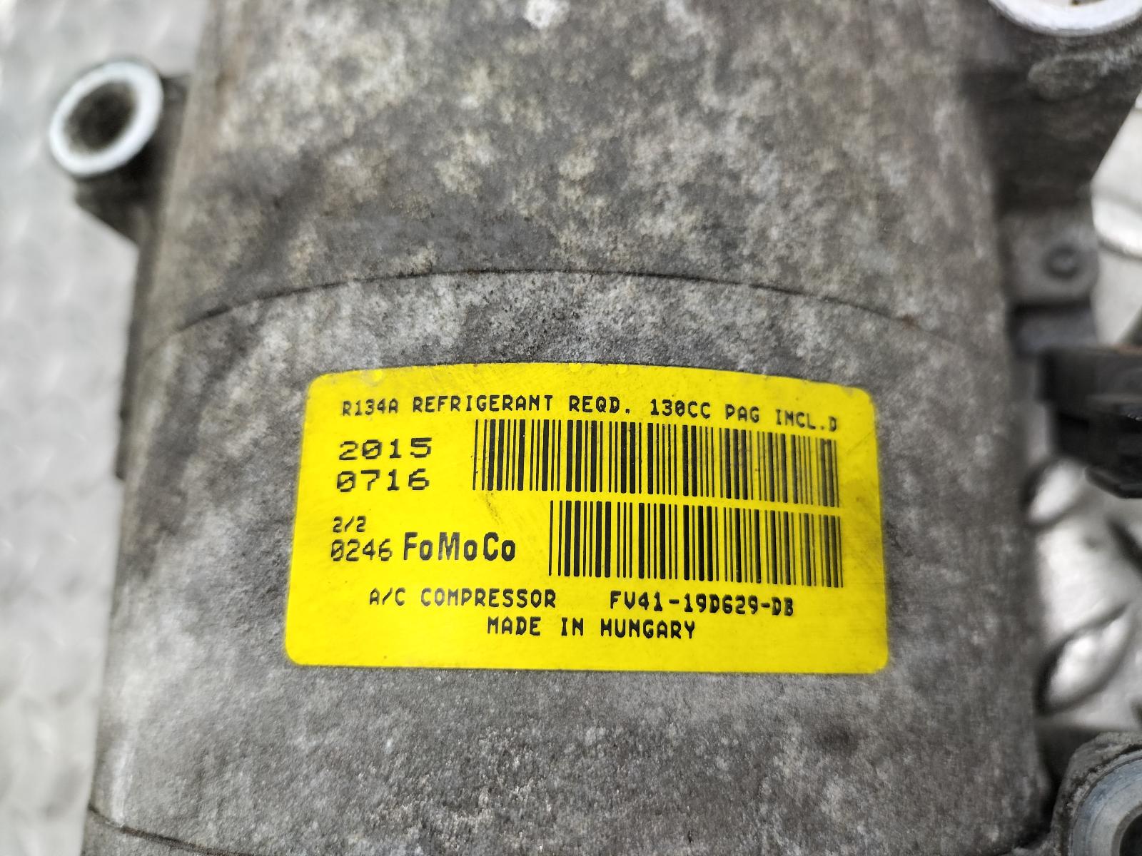 2015 FORD FOCUS AIRCO COMPRESSOR / AIRCOPOMP View Auto part AIRCO COMPRESSOR / AIRCOPOMP FORD FOCUS 2015