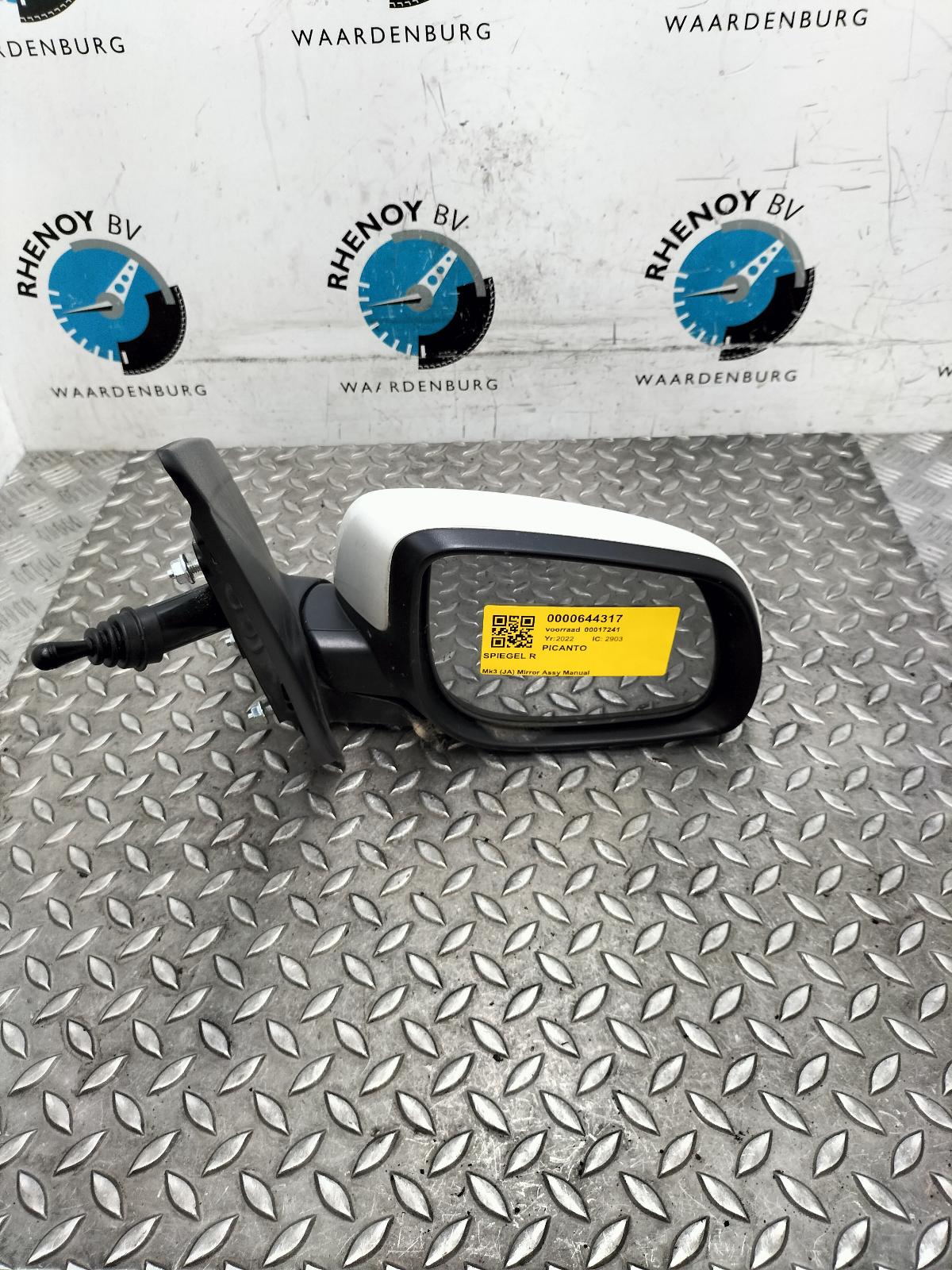 View Auto part R Door Mirror KIA PICANTO 2022