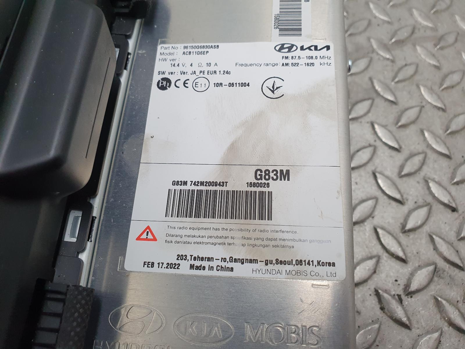 View Auto part RADIO KIA PICANTO 2022