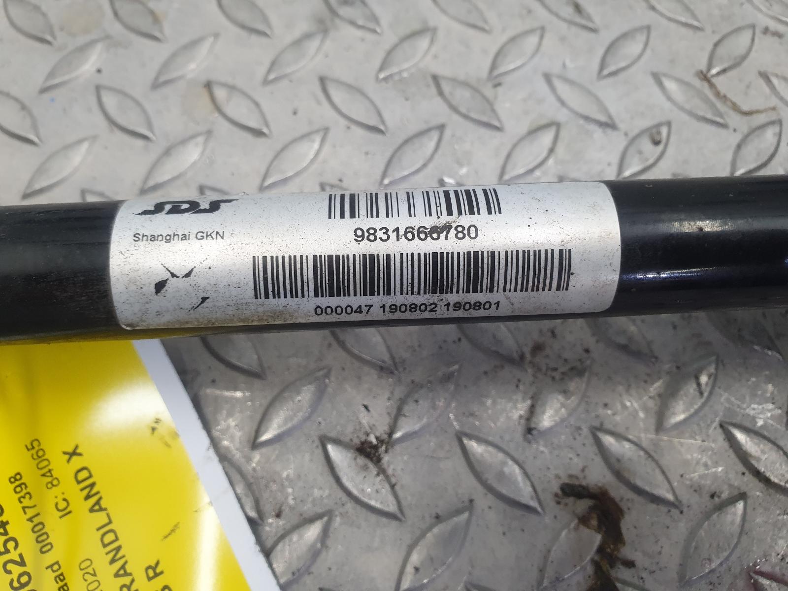 View Auto part AANDRIJFAS R OPEL / VAUXHALL GRANDLAND X 2020