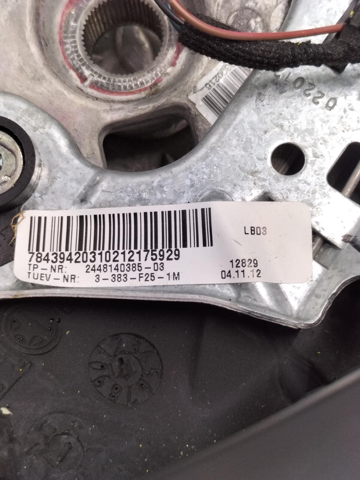 2012 BMW X3 STUURWIEL View Auto part STUURWIEL BMW X3 2012