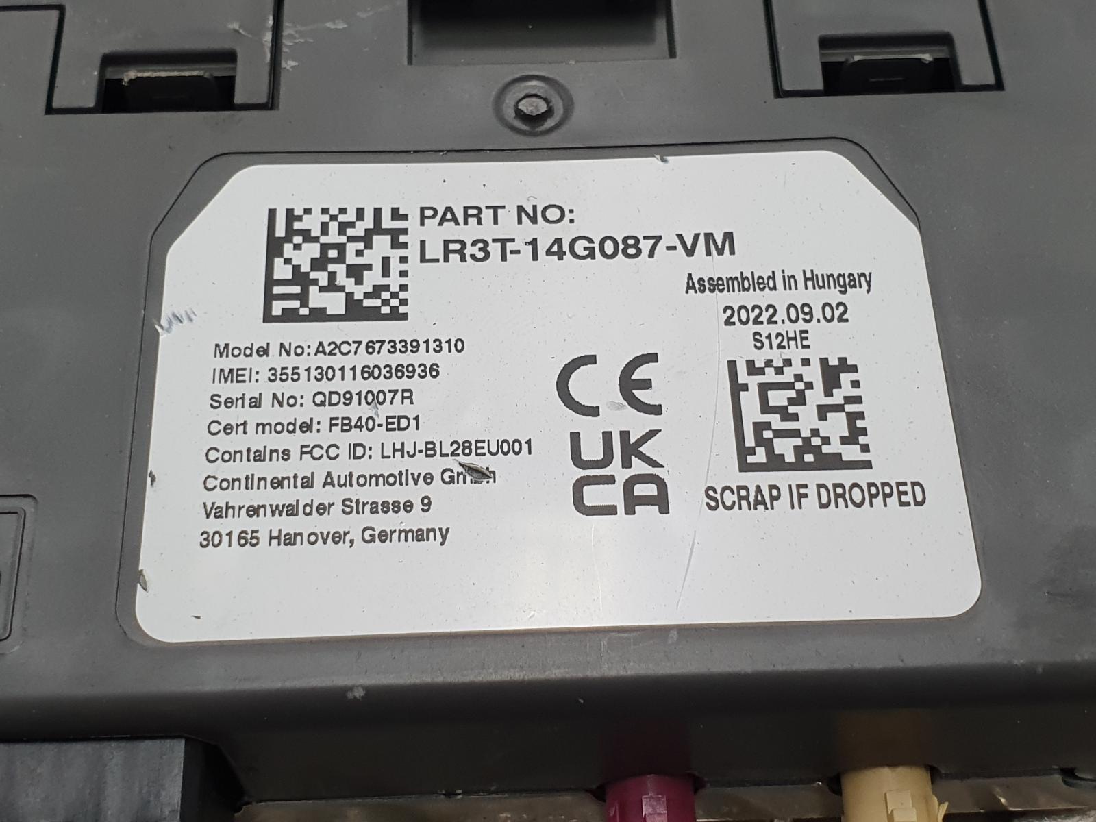2022 FORD FIESTA COMPUTER ECU View Auto part COMPUTER ECU FORD FIESTA 2022