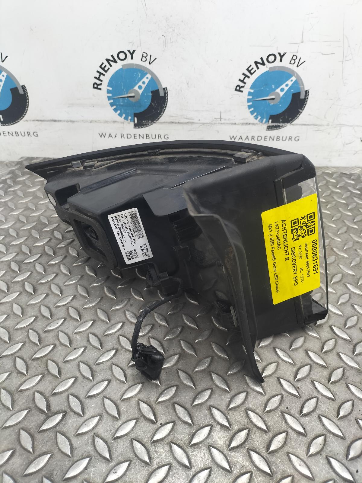 2020 LAND ROVER DISCOVERY SPORT ACHTERLICHT R View Auto part ACHTERLICHT R LAND ROVER DISCOVERY SPORT 2020