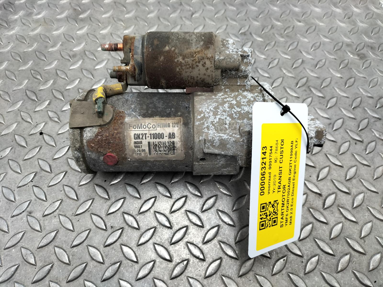 View Auto part Starter Motor FORD TRANSIT CUSTOM 2019
