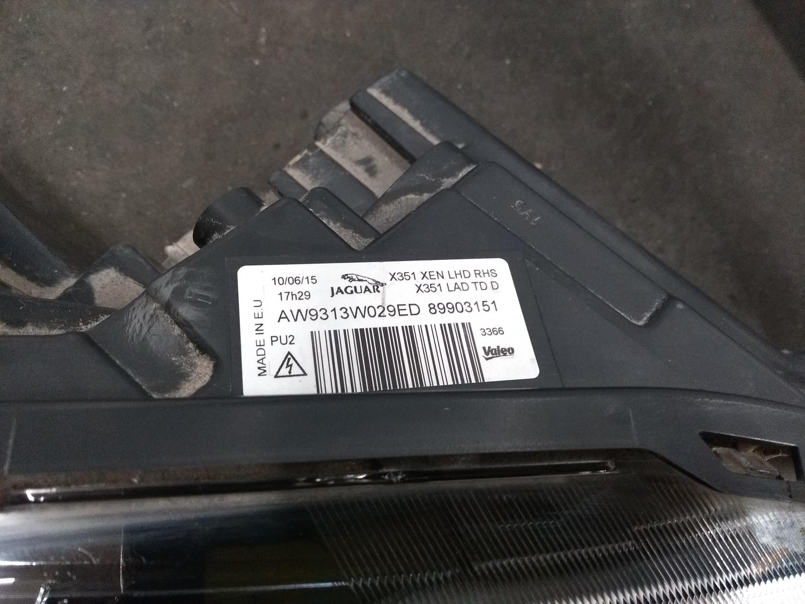 2015 JAGUAR XJ VOORKOP COMPLEET View Auto part VOORKOP COMPLEET JAGUAR XJ 2015