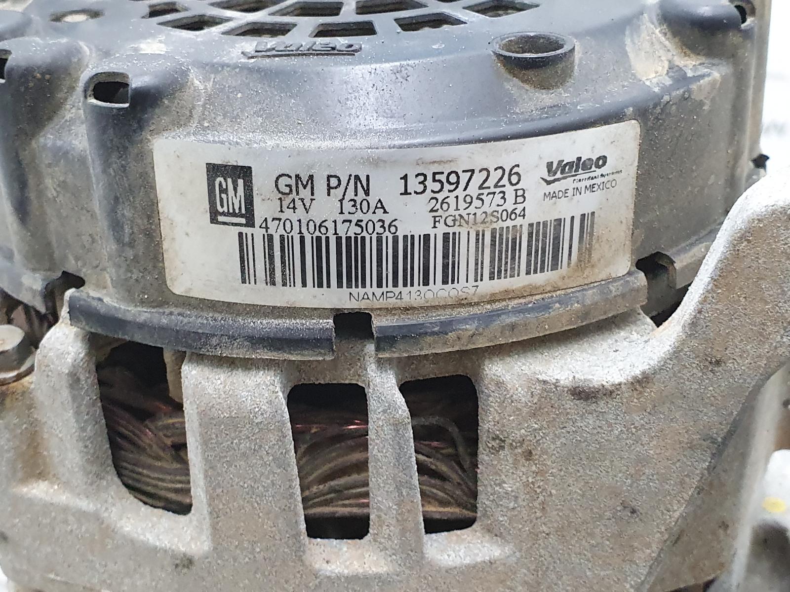 2017 OPEL / VAUXHALL MOKKA DYNAMO View Auto part DYNAMO OPEL / VAUXHALL MOKKA 2017